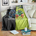 Custom Raiders and Panthers Blanket Together Sporty Style