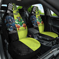 Custom Raiders and Panthers Car Seat Cover Together Sporty Style