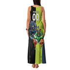 Custom Raiders and Panthers Family Matching Tank Maxi Dress and Hawaiian Shirt Together Sporty Style