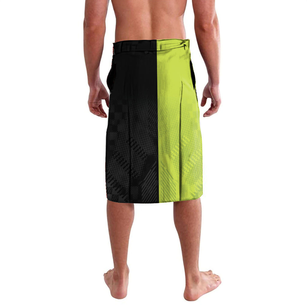 Custom Raiders and Panthers Lavalava Together Sporty Style