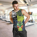 Custom Raiders and Panthers Men Tank Top Together Sporty Style