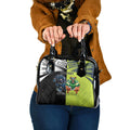 Custom Raiders and Panthers Shoulder Handbag Together Sporty Style