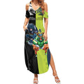 Custom Raiders and Panthers Summer Maxi Dress Together Sporty Style