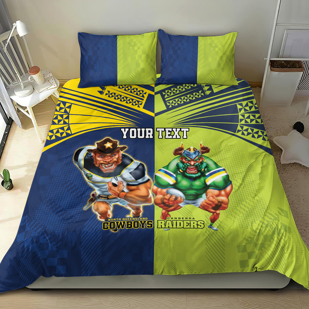 Custom Raiders and Cowboys Bedding Set Together Sporty Style