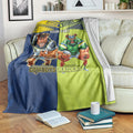 Custom Raiders and Cowboys Blanket Together Sporty Style