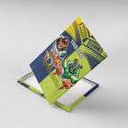 Custom Raiders and Cowboys Canvas Wall Art Together Sporty Style