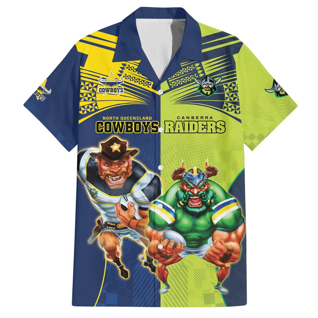 Custom Raiders and Cowboys Family Matching Long Sleeve Bodycon Dress and Hawaiian Shirt Together Sporty Style