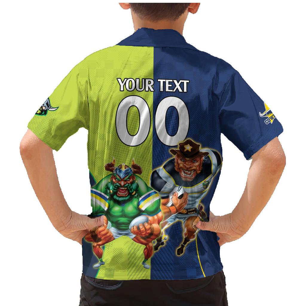 Custom Raiders and Cowboys Family Matching Mermaid Dress and Hawaiian Shirt Together Sporty Style