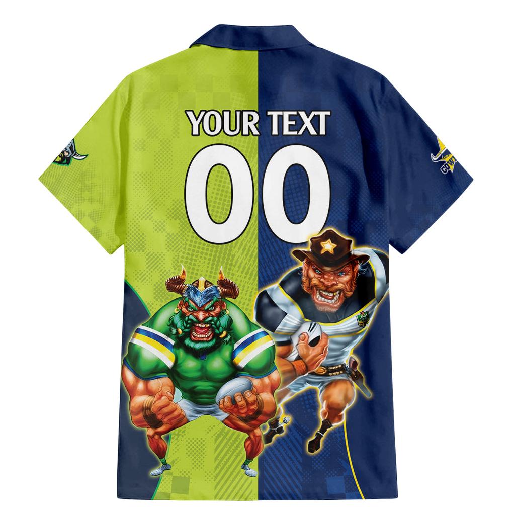 Custom Raiders and Cowboys Family Matching Mermaid Dress and Hawaiian Shirt Together Sporty Style