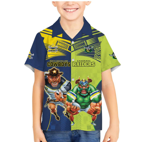 Custom Raiders and Cowboys Family Matching Mermaid Dress and Hawaiian Shirt Together Sporty Style
