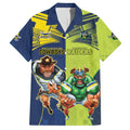 Custom Raiders and Cowboys Family Matching Off Shoulder Maxi Dress and Hawaiian Shirt Together Sporty Style