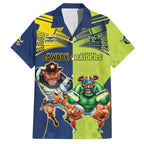 Custom Raiders and Cowboys Family Matching Off Shoulder Maxi Dress and Hawaiian Shirt Together Sporty Style
