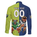 Custom Raiders and Cowboys Family Matching Short Sleeve Bodycon Dress and Hawaiian Shirt Together Sporty Style