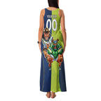 Custom Raiders and Cowboys Family Matching Tank Maxi Dress and Hawaiian Shirt Together Sporty Style