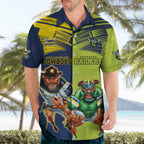 Custom Raiders and Cowboys Hawaiian Shirt Together Sporty Style