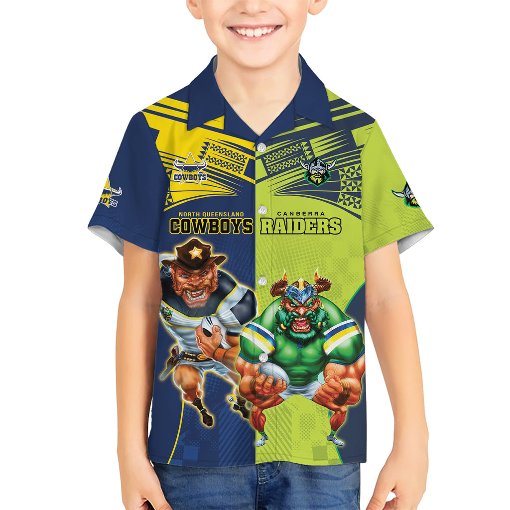 Custom Raiders and Cowboys Hawaiian Shirt Together Sporty Style