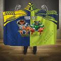 Custom Raiders and Cowboys Hooded Blanket Together Sporty Style