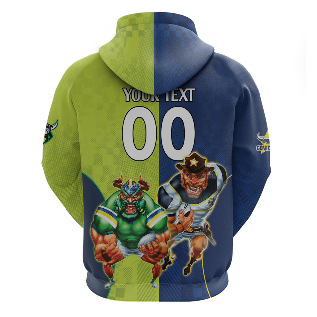 Custom Raiders and Cowboys Hoodie Together Sporty Style