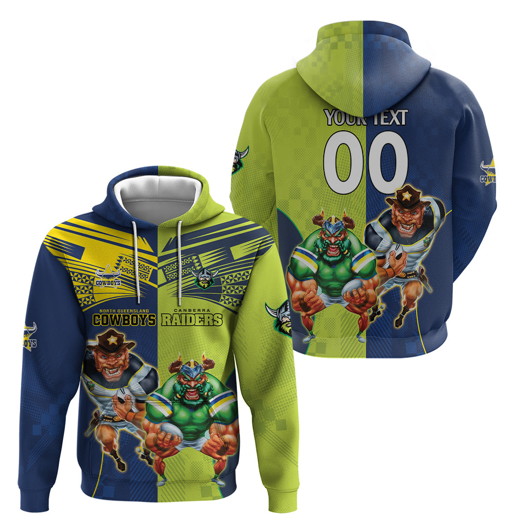Custom Raiders and Cowboys Hoodie Together Sporty Style