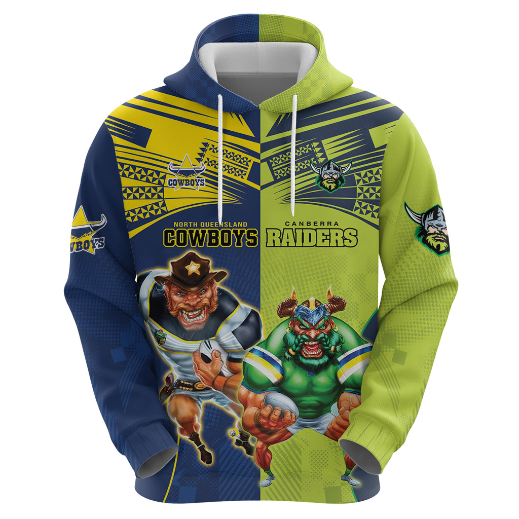Custom Raiders and Cowboys Hoodie Together Sporty Style
