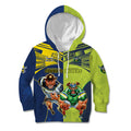 Custom Raiders and Cowboys Kid Hoodie Together Sporty Style