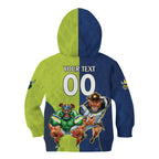 Custom Raiders and Cowboys Kid Hoodie Together Sporty Style