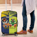 Custom Raiders and Cowboys Luggage Cover Together Sporty Style