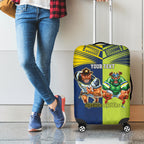 Custom Raiders and Cowboys Luggage Cover Together Sporty Style