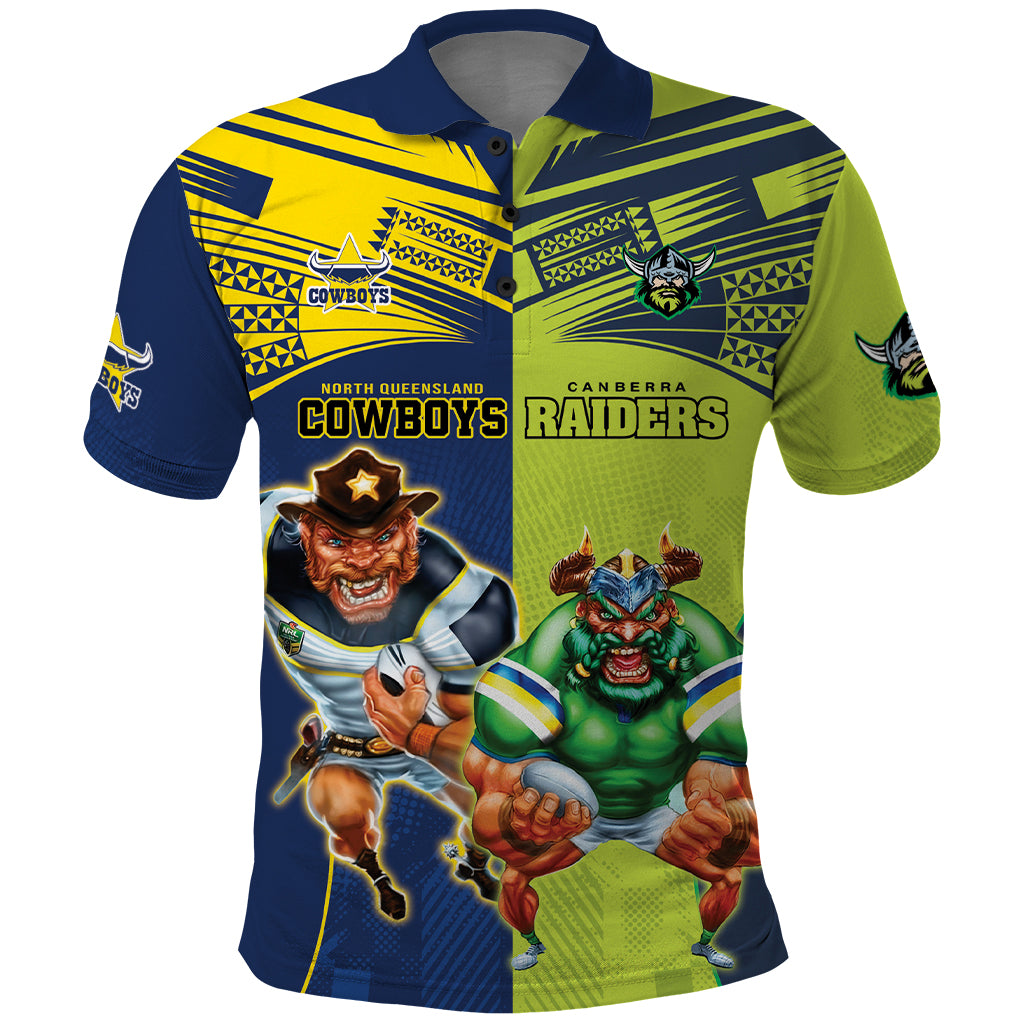 Custom Raiders and Cowboys Polo Shirt Together Sporty Style