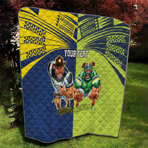 Custom Raiders and Cowboys Quilt Together Sporty Style