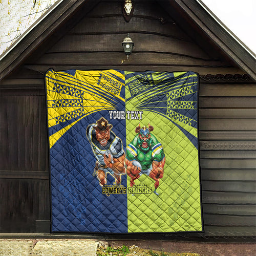 Custom Raiders and Cowboys Quilt Together Sporty Style