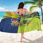 Custom Raiders and Cowboys Sarong Together Sporty Style