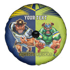 Custom Raiders and Cowboys Spare Tire Cover Together Sporty Style