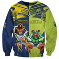 Custom Raiders and Cowboys Sweatshirt Together Sporty Style