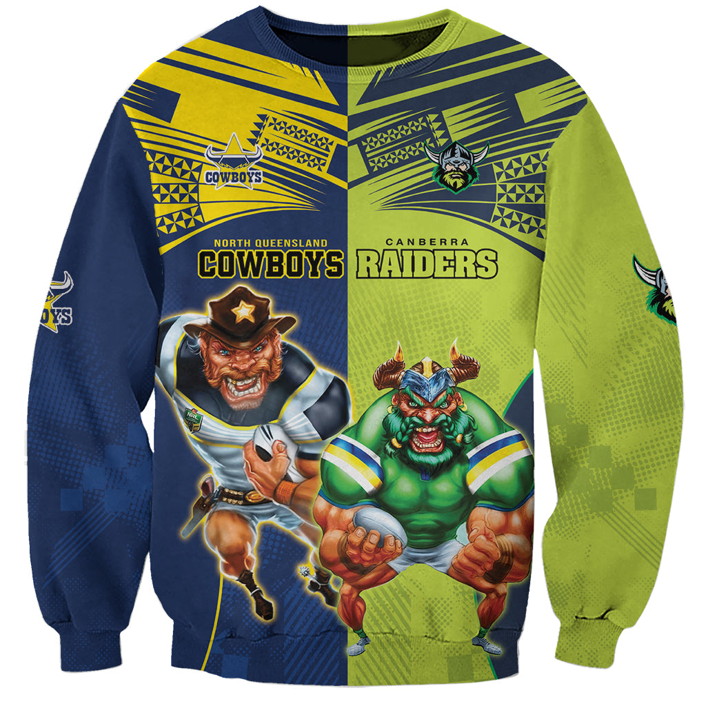 Custom Raiders and Cowboys Sweatshirt Together Sporty Style