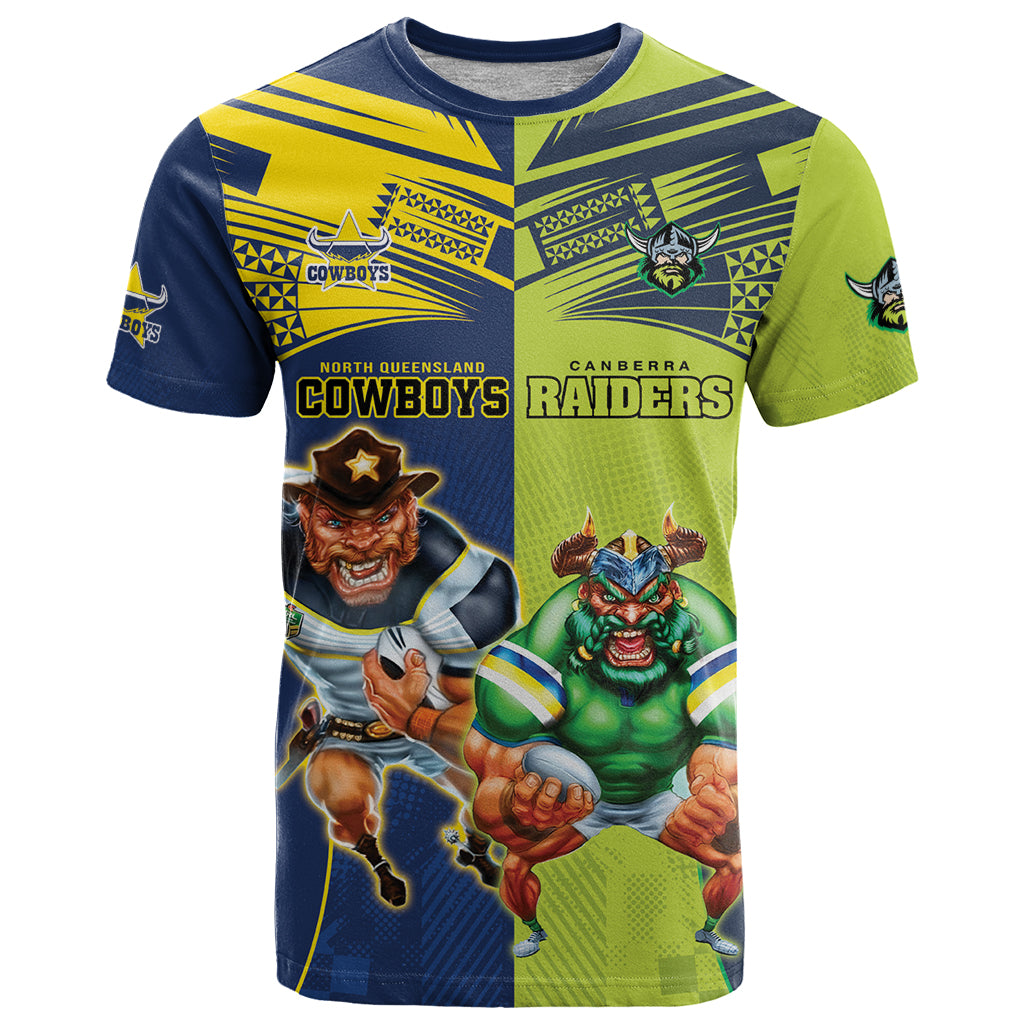 Custom Raiders and Cowboys T Shirt Together Sporty Style