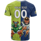 Custom Raiders and Cowboys T Shirt Together Sporty Style