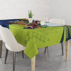 Custom Raiders and Cowboys Tablecloth Together Sporty Style