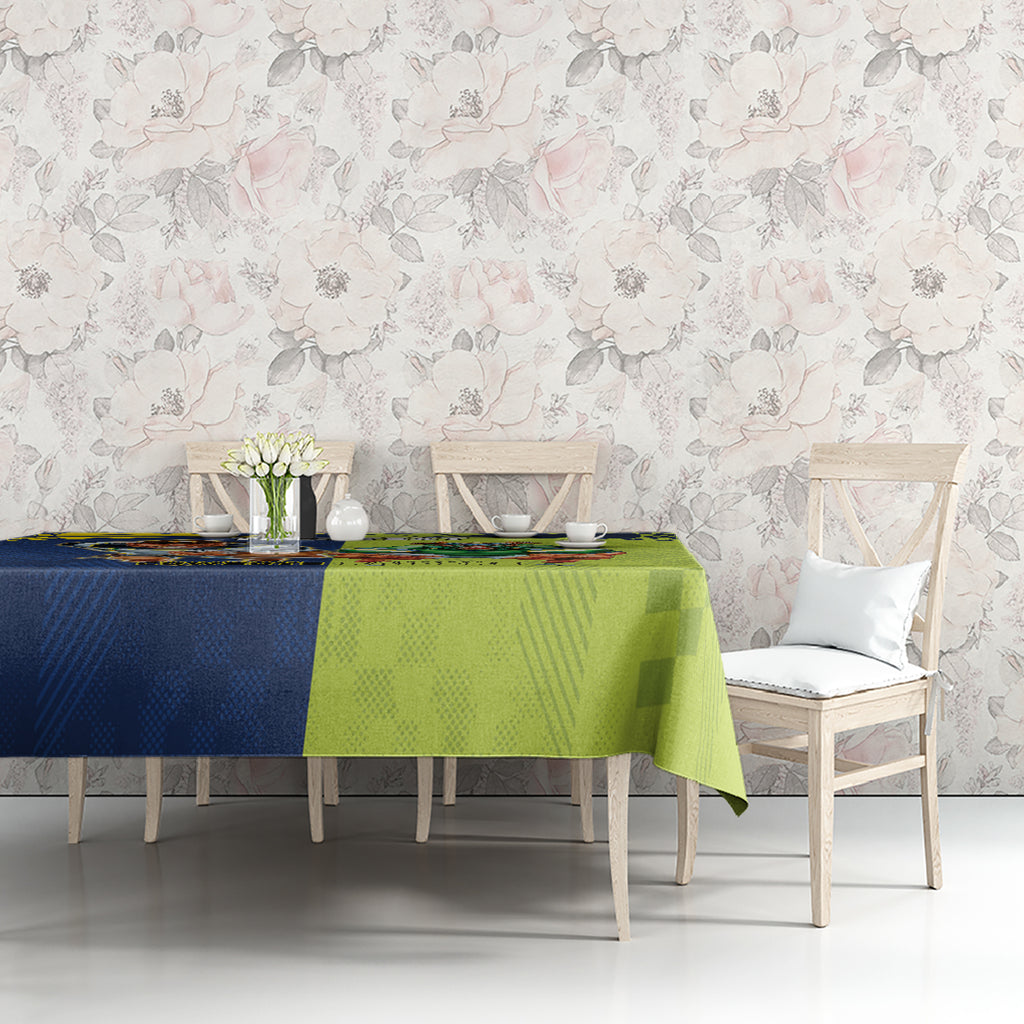 Custom Raiders and Cowboys Tablecloth Together Sporty Style