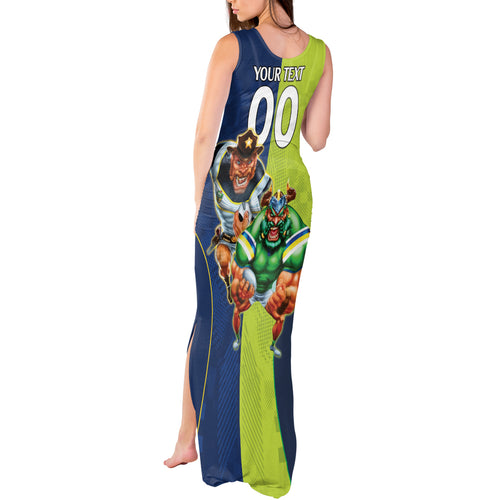Custom Raiders and Cowboys Tank Maxi Dress Together Sporty Style