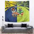 Custom Raiders and Cowboys Tapestry Together Sporty Style