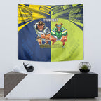 Custom Raiders and Cowboys Tapestry Together Sporty Style