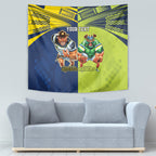Custom Raiders and Cowboys Tapestry Together Sporty Style