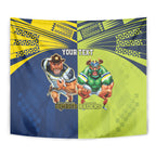 Custom Raiders and Cowboys Tapestry Together Sporty Style