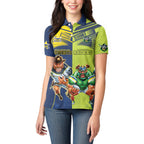 Custom Raiders and Cowboys Women Polo Shirt Together Sporty Style