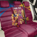 Custom Brisbane Broncos and Lions Back Car Seat Cover Together Sporty Style