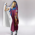 Custom Brisbane Broncos and Lions Hooded Blanket Together Sporty Style
