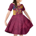 Custom Brisbane Broncos and Lions Kid Short Sleeve Dress Together Sporty Style