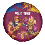 Custom Brisbane Broncos and Lions Spare Tire Cover Together Sporty Style