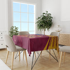 Custom Brisbane Broncos and Lions Tablecloth Together Sporty Style